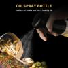 Plastic Oil Sprayer 200ml Oil Dispenser with Brushes Portable Refillable Spray Bottle for Vinegar