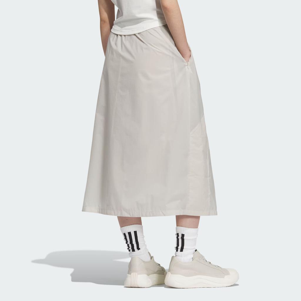 Adidas Серия FOS Юбка тканая в стиле будущего Водоотталкивающая Удобная Повседневная Длинная юбка Женские юбки Чудо-Бокситовый-Коричневый JM4269