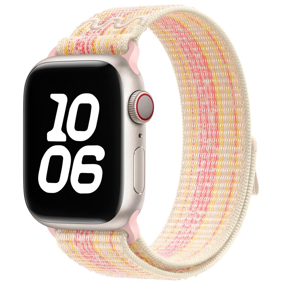 Нейлоновый ремешок-петля для Apple Watch 45 мм 44 мм 46 мм 40 мм 41 мм 38 мм 42 мм Correa Браслет iWatch Серии 11 10 6 Se 7 8 9 Ultra 3 2 49 мм