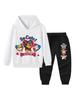 PAW Patrol Spring/Autumn Hoodied Pullover Long Pant Two Piece Suit for Child Clothing Suits Boys Sweatpant Sets Kids Tracksuit