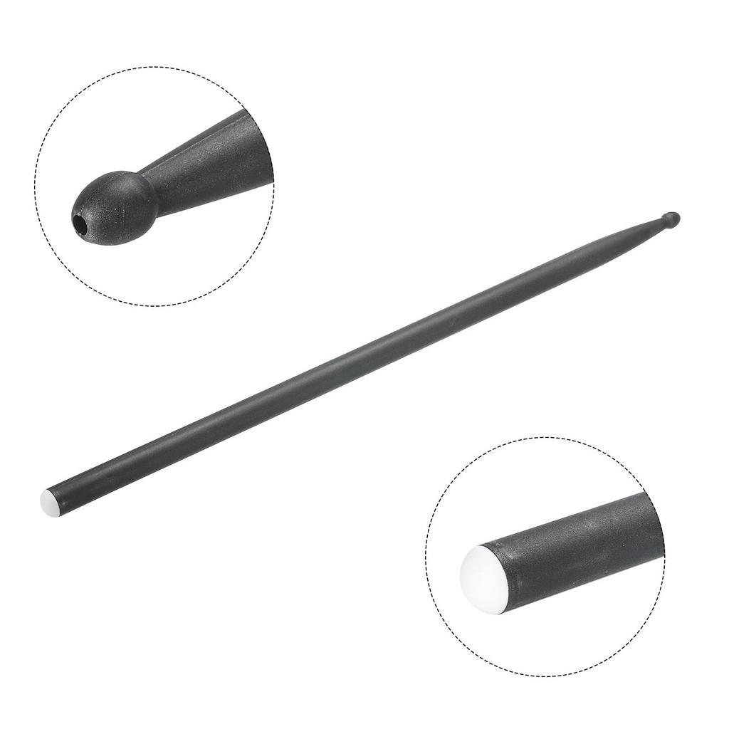 Барабанные палочки PATIKIL из углеродного волокна 5A черные для взрослых ударные инструменты перкуссионный инструмент 1 пара нескользящие