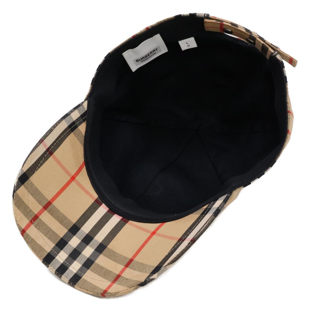 Burberry 8068032 Бейсболка с логотипом TB в клетку Nova, шляпа L бежевая б/у