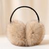 Thickened Ear Warmer Oversize Plush Earmuffs Trendy Simulated Fur Earmuffs  Winter Season