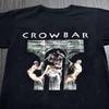 Редкая футболка Crowbar Band Cotton Gift For Fan Black S-2345XL Унисекс Топы футболки Мужская Женская