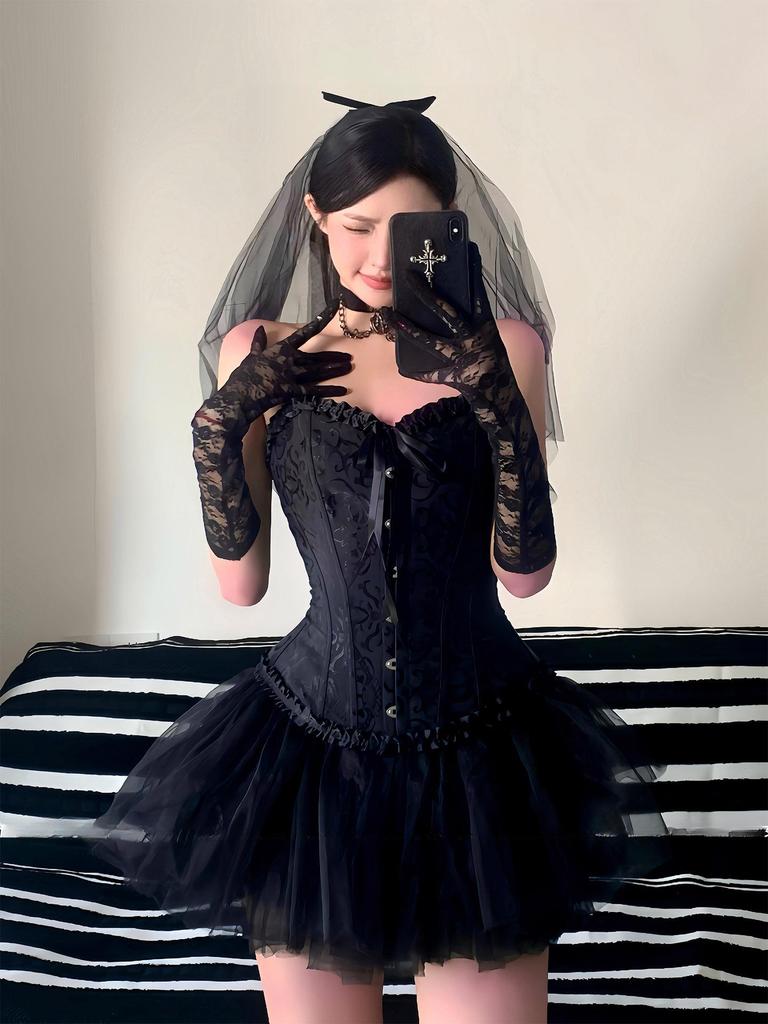 Костюм балерины «Чёрный лебедь» на Хэллоуин: Сексуальный наряд дьявола и ангела