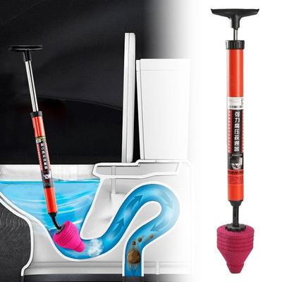 Туалетный вантуз с воздушным пылеулавливателем высокого давления для очистки сточных вод, ручной насос для чистки труб раковины для ванной комнаты, кухни, раковины, слива, душа, ванны