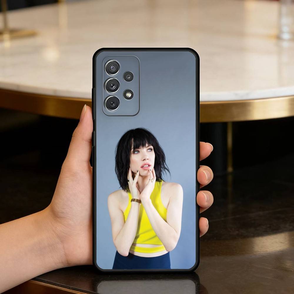 Чехол для телефона певицы Карли Рэй Джепсен для Samsung Galaxy A73,A72,A71,A70,A53,A52,A51, Мягкий силиконовый черный чехол