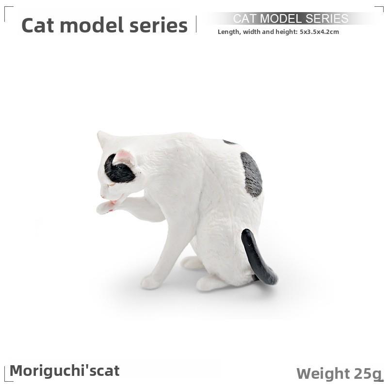 Calico Ragdoll Cat Cat Figure Model For Kids Learning Toy And Decorative Display