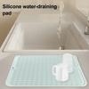 Silicone Drain Mat Anti-slip Base Food Grade Easy To Clean Cookware Drying Tray Air Circulation Drain Mat