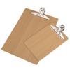 Office Supplies Wooden Multi-Function Clipboards Writing Sheet Pad Filing Clip Folder Board