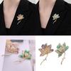 Elegant Crabapple Flower Brooch Pin for Women with Enamel and Alloy Embellishments Jewelry Accessory for Banquet or Party