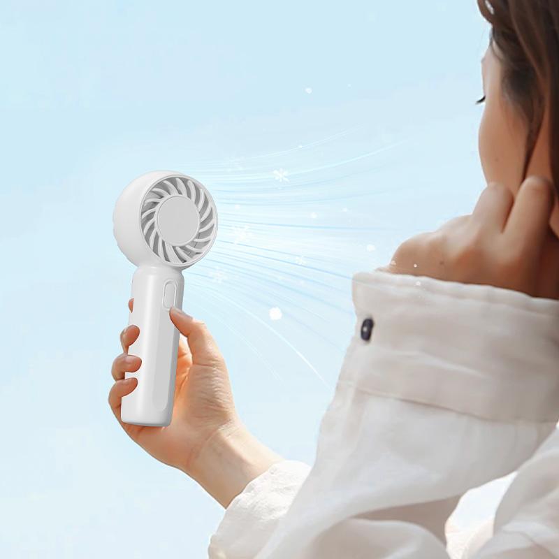 Handheld Small Fan Portable USB Fan Rechargeable Ultra-long Life Fan Desktop Fan