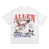 Allen Iverson Printed Short Sleeve Answer Basketball Fan Cotton Tshirt Summer Casual Vintage Unisexs Clothing Short Sleeve Top