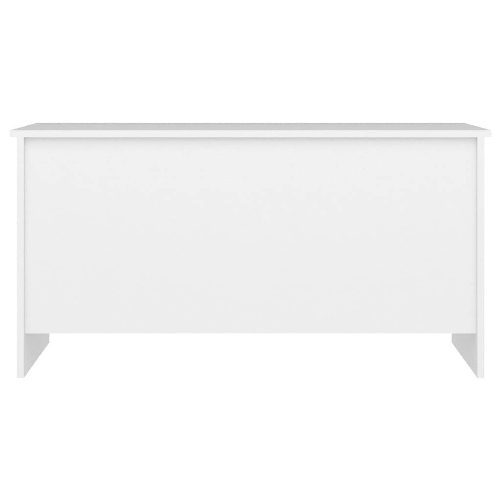 Coffee Table White 102 x 55.5 x 52.5 cm Engineered Wood