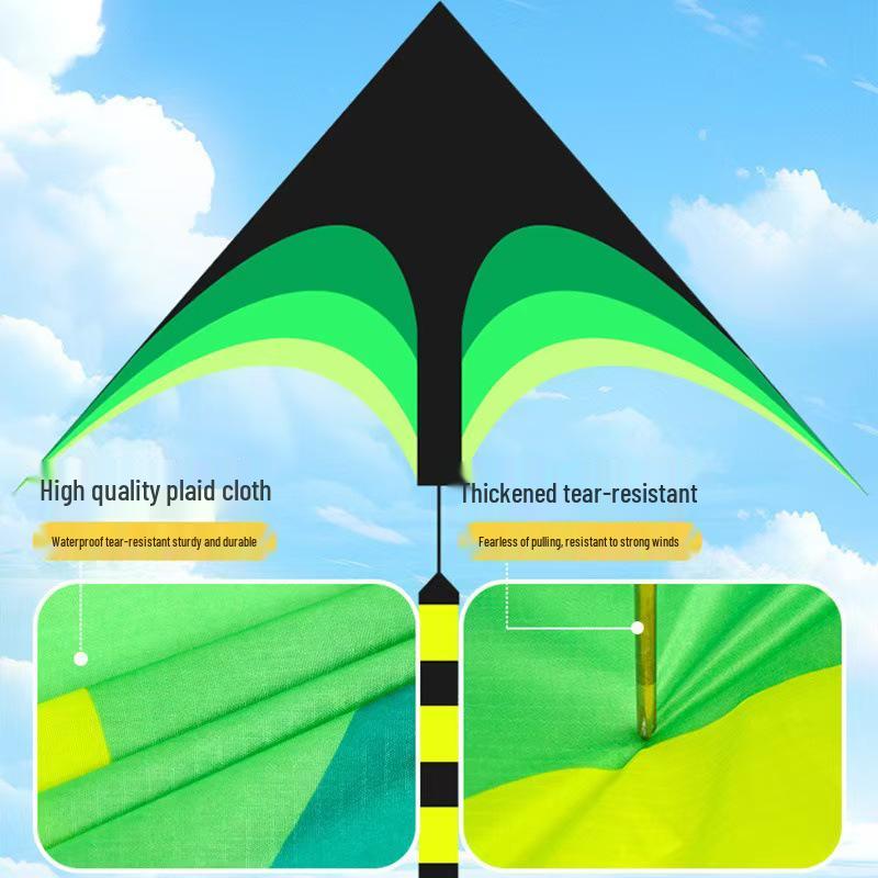 Great Plains Extra Large Rainbow Kite for Kids - Excellent Flying Cartoon Design