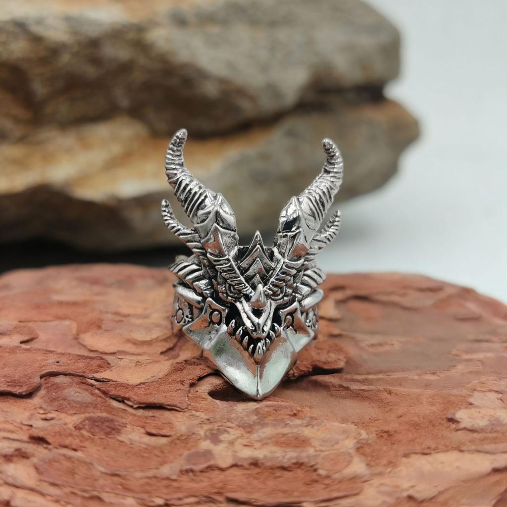 Wings of the Death Dragon King Retro Fashion Handsome Ring