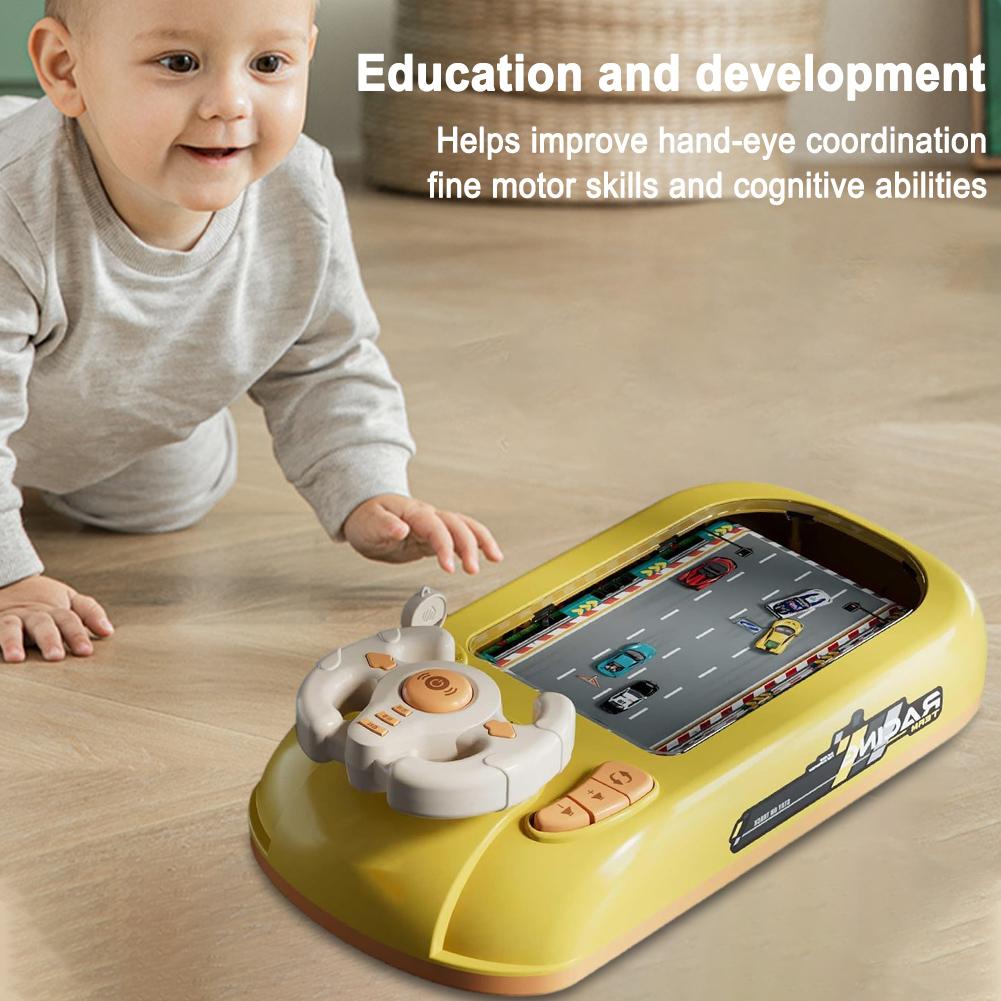 Новая детская гоночная игра Игрушка руль с музыкой Детский симулятор вождения Приключение гонки на автомобилях Игрушка для вождения Настольные игры