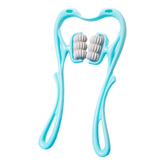 Degree Rotatable Stimulate Meridians Neck Kneading Massager Handheld Deep Tissue Cervical Spine