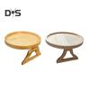 Universal Sofa Tray Table Foldable Arm Tray for Drinks Snacks Control Raised Edges Space Saving Design Non-Slip Couch Side Table Circle