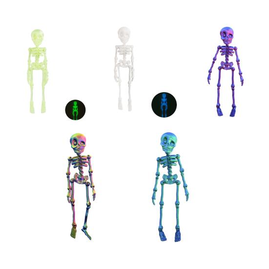 Магниты на холодильник в виде черепа с подвижными суставами Хэллоуинский подвижный скелет на холодильник