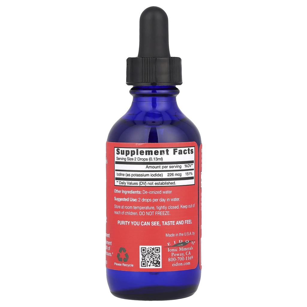Iodine, Liquid Concentrate, 60 mL (2 Oz) (226 Mcg Per Serving)