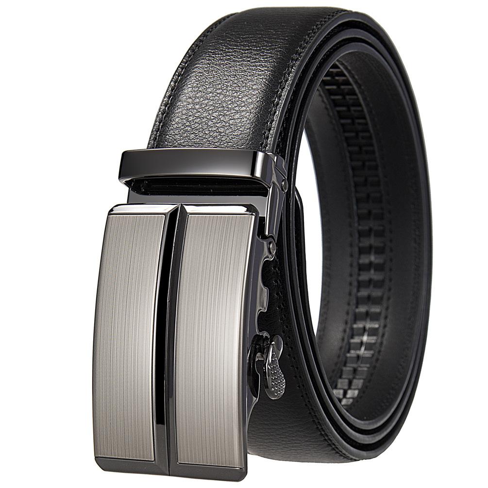 Двухслойный ремень, ремень с автоматической пряжкой, мужской ремень, повседневный, аксессуары Ly36-87136-1