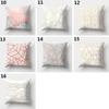 Gold Shining Home Decor Car Seat Peach Skin Cashmere Cushion Cover Pillow Cases Geometric Printed