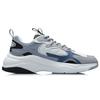 Li Ning износостойкие низкие беговые кроссовки мужские белые с синим AGCR205-3