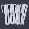 Curtain Hanging Hooks Ring Window White Plastic Curtain Hook For Home Curtain