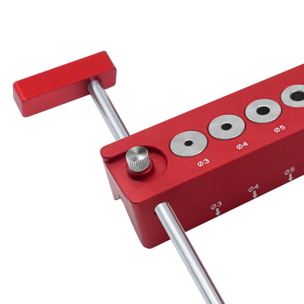Деревообработка Направляющая для сверла из алюминиевого сплава Направляющий блок для сверления под углом 45 градусов Инструмент для локации отверстий для пробивания отверстий