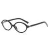 5pcs Oval Frame Reading Glasses For Women Men Black Leopard Color Anti Blue Light Presbyopic Glasses With Grade +1.0 To +4.0