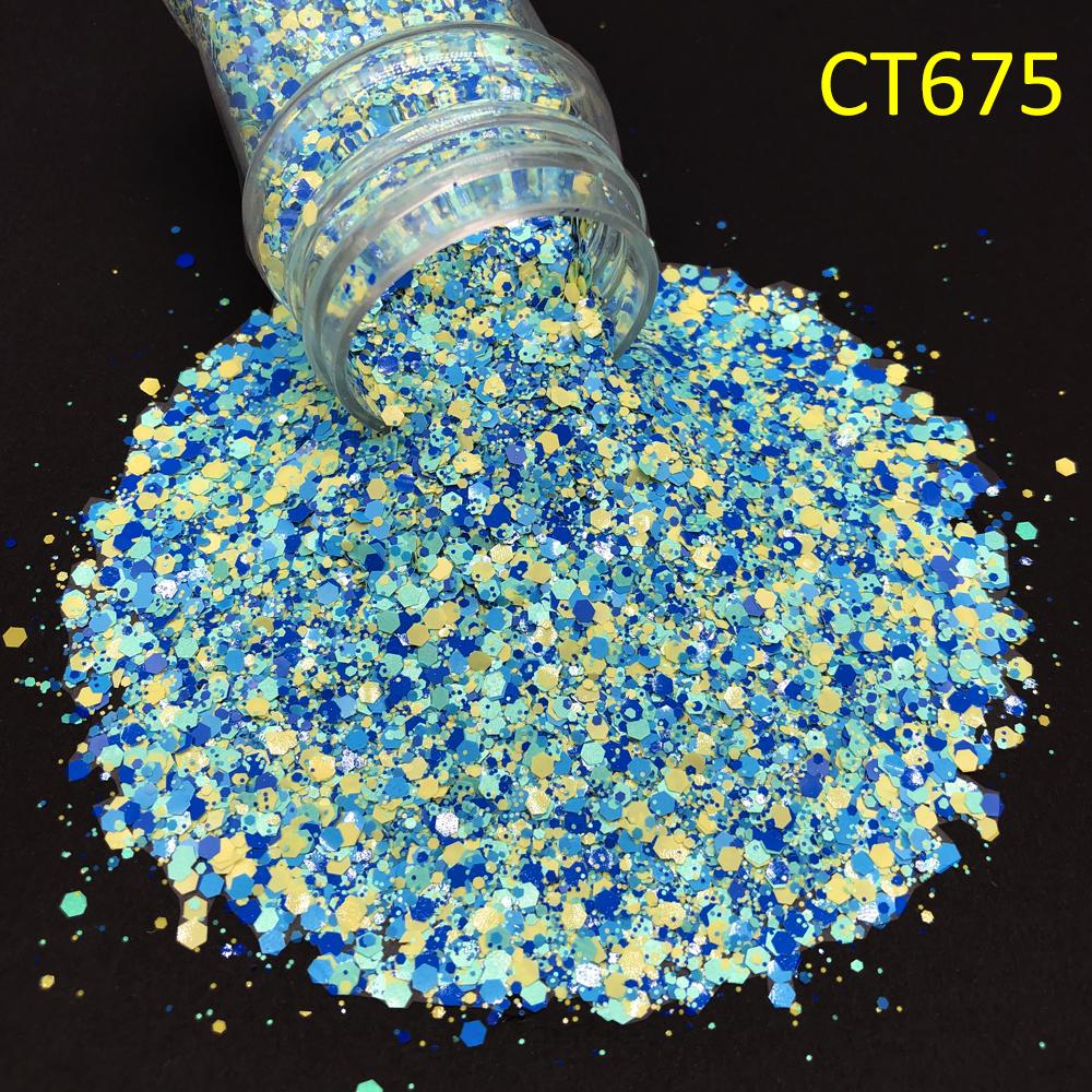 Polyester Chunky Mixed Glitter Easter Confetti Celebrate Christmas Decorations Mix Glitter