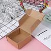 10 шт. коричневая крафт-бумага, подарочные коробки для самолетов, пустая упаковочная коробка для мыла ручной работы