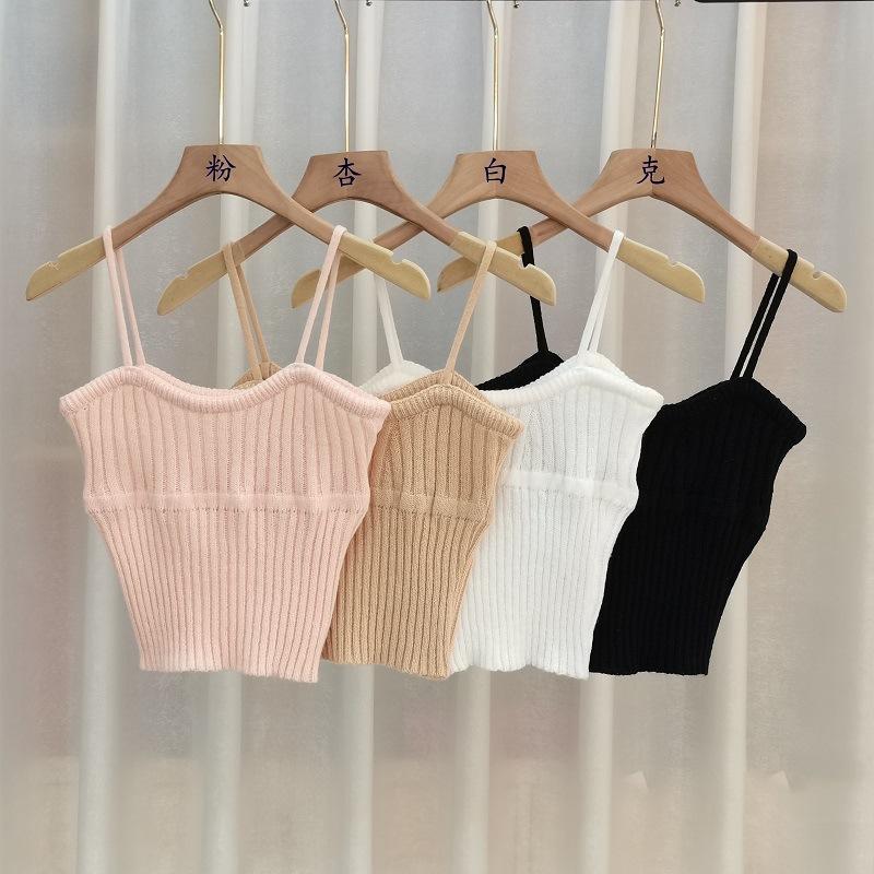 Дизайнерский жилет Sense Halter Vest для женщин, летняя новая корейская версия, подходящая для облегающего тела, на улице, в коротком топе Spice Girls