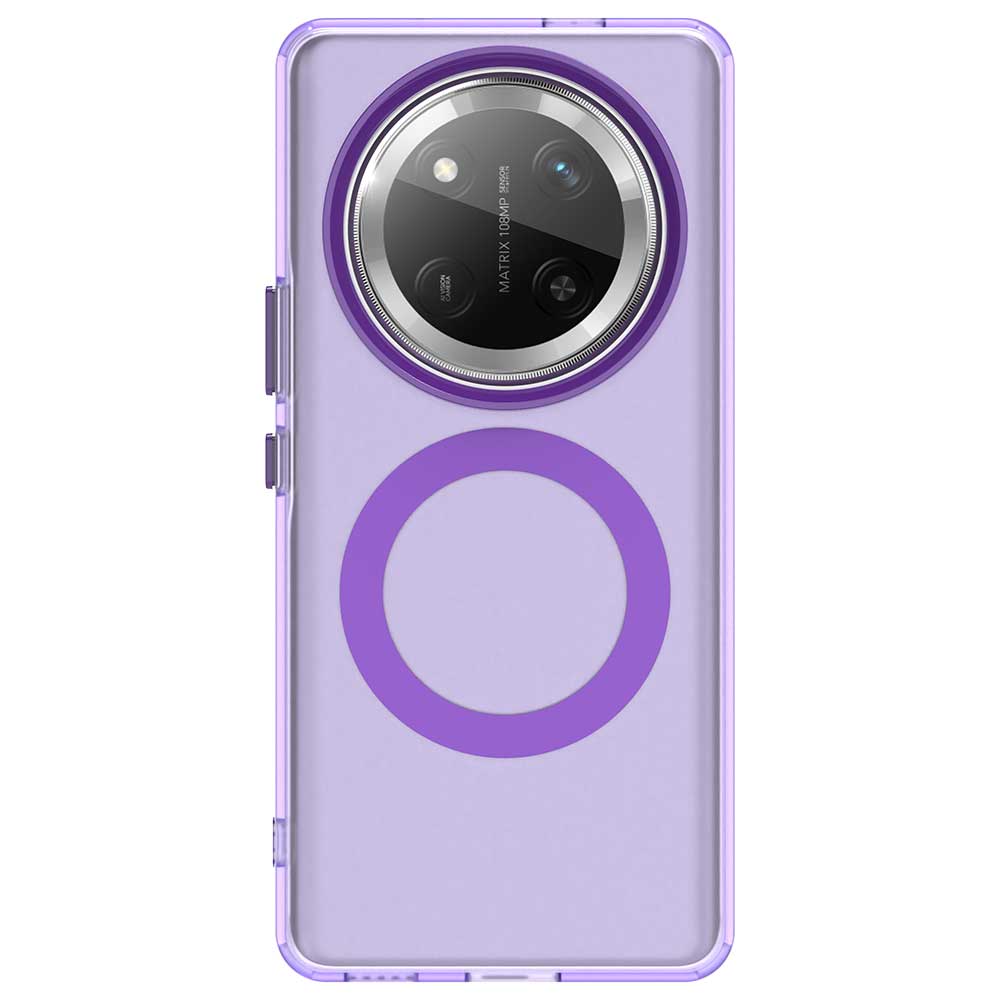 Матовый чехол Magsafe для телефона Honor X9c Magic7 Lite Магнитная беспроводная зарядка для Honor X60 X60 Pro Противоударная задняя крышка