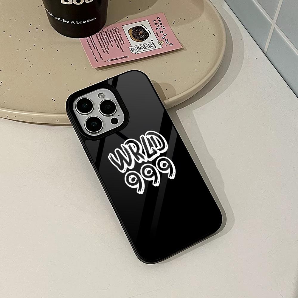 Чехол для телефона Rapper 999 J-Juice W-WRLD для Iphone 17 16 15 14 Air 13 12 11 Pro Max Mini Plus Fundas Shell PC+TPU Cover