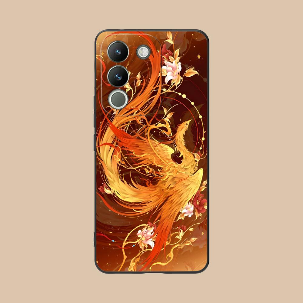 Роскошный Чехол для Мобильного Телефона VIVO V60 V50 V40 V30 V29 V27 V25 V23 Pro Lite 5G с Цветной Печатью Роскошный Чехол