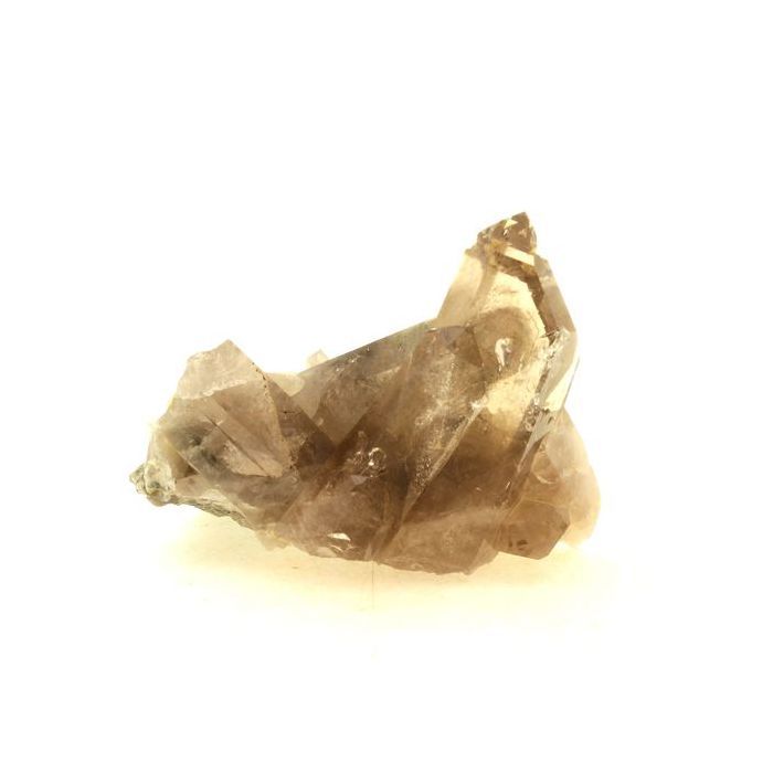 Pierres et Minéraux. Quartz fumé + Chlorite. 354.05 ct. Les Deux Alpes, Oisans, Isère, France.