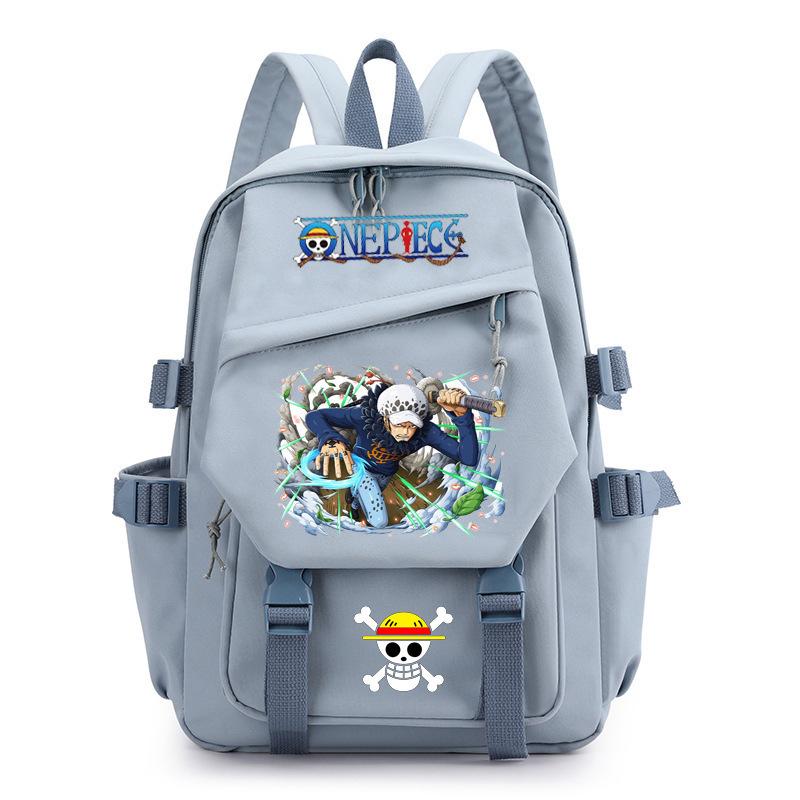Anime peripheral ONE PIECE Luffy schoolbag Japanese retro backpack junior high school backpack computer bag