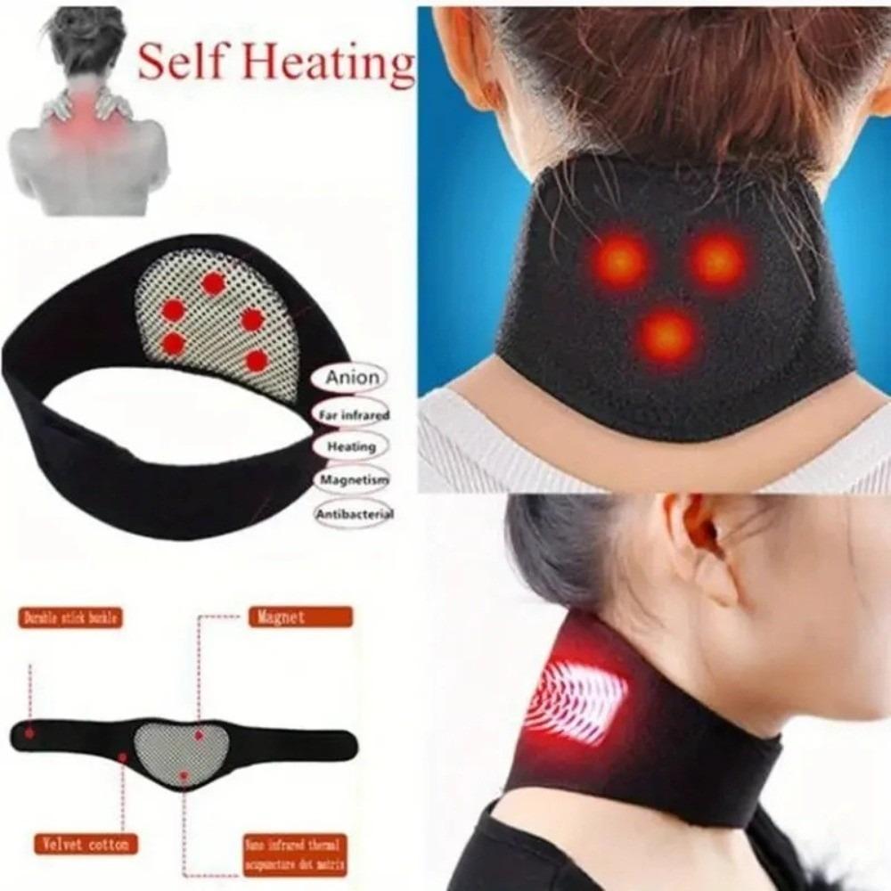 Soft Self-Heating Neck Brace Portable Heat Therapy Brace  Home Therapy Tingling Relief