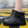 New women's rain boots short non-slip water shoes waterproof rain shoes fashionable casual foot rubber shoes
