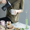 USB rechargeable Electric Milk Frother Quickly Egg Mixer Portable Drink Mixer  Drink Shop