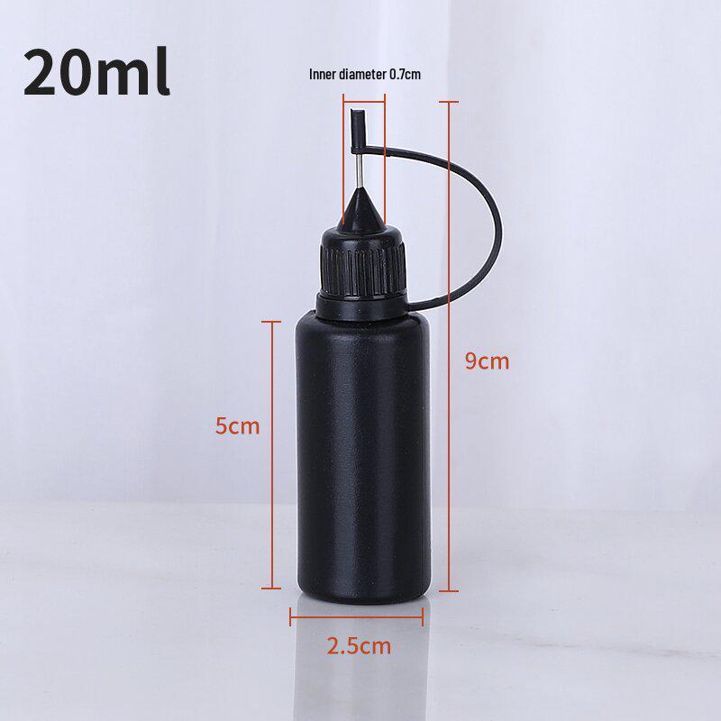 ПЭ-бутылка с игольчатым дозатором для эфирных масел, пигментов, клея и чернил