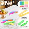 40 PCS Food Bag Clips, Color Mixing Chip Bag Clips in 3 Sizes, Kitchen Sealing Clips with Curved Design, Plastic Bag Clips for Food, Chip, Snack,