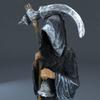 Resin Sickle Reaper Ornament Death God Statue Resin Crafts Halloween Decor