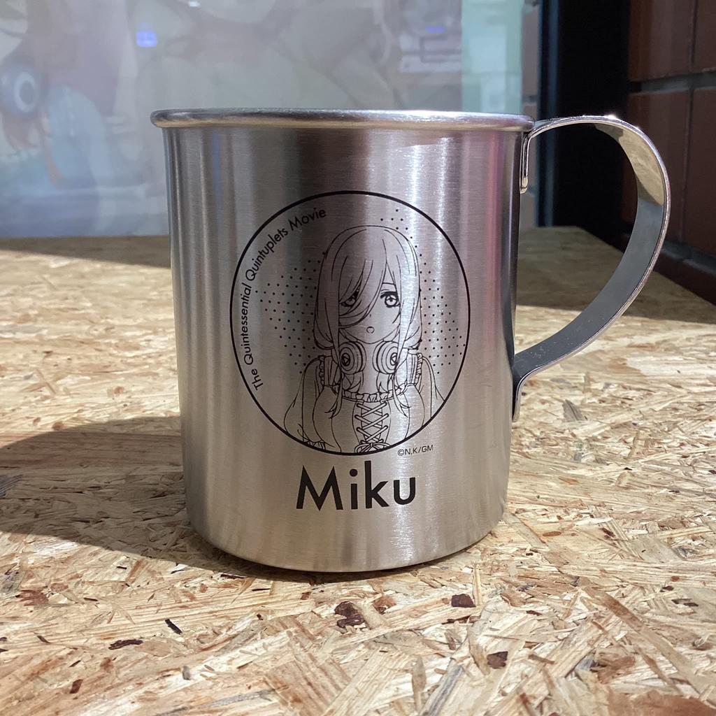 The Quintessential Quintuplets Movie POPUP STORE In Tokyo Tower Stainless Steel Mug 03 Nakano Miku