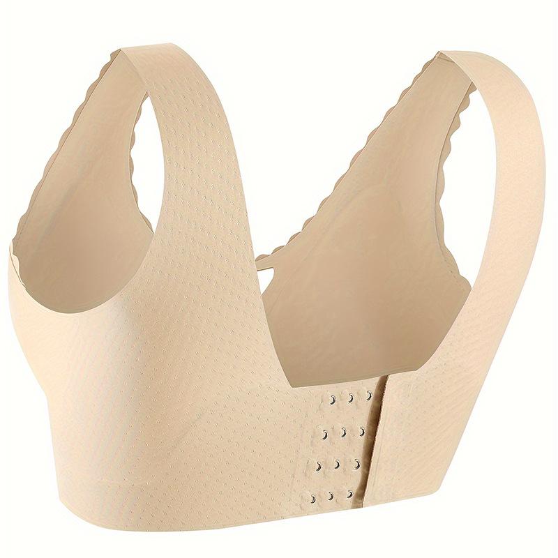 Европейский и американский большой размер бесшовное нижнее белье женский собранный антипровисающий без стального кольца грудь жир девушка бюстгальтер