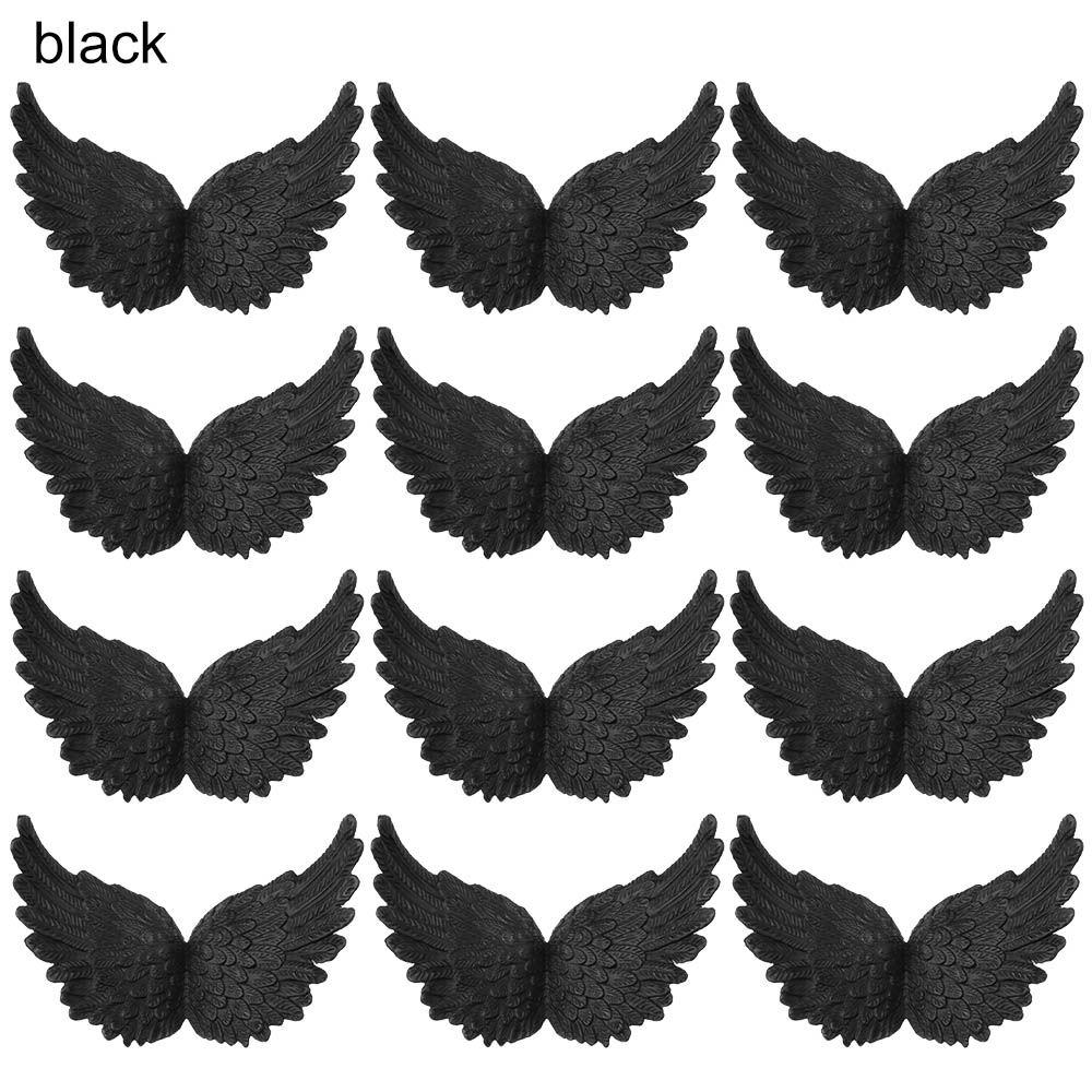 Happy Birthday Christmas Tree Ornaments Plastic Angel Wings Xmas Party Decoration Cake Decor