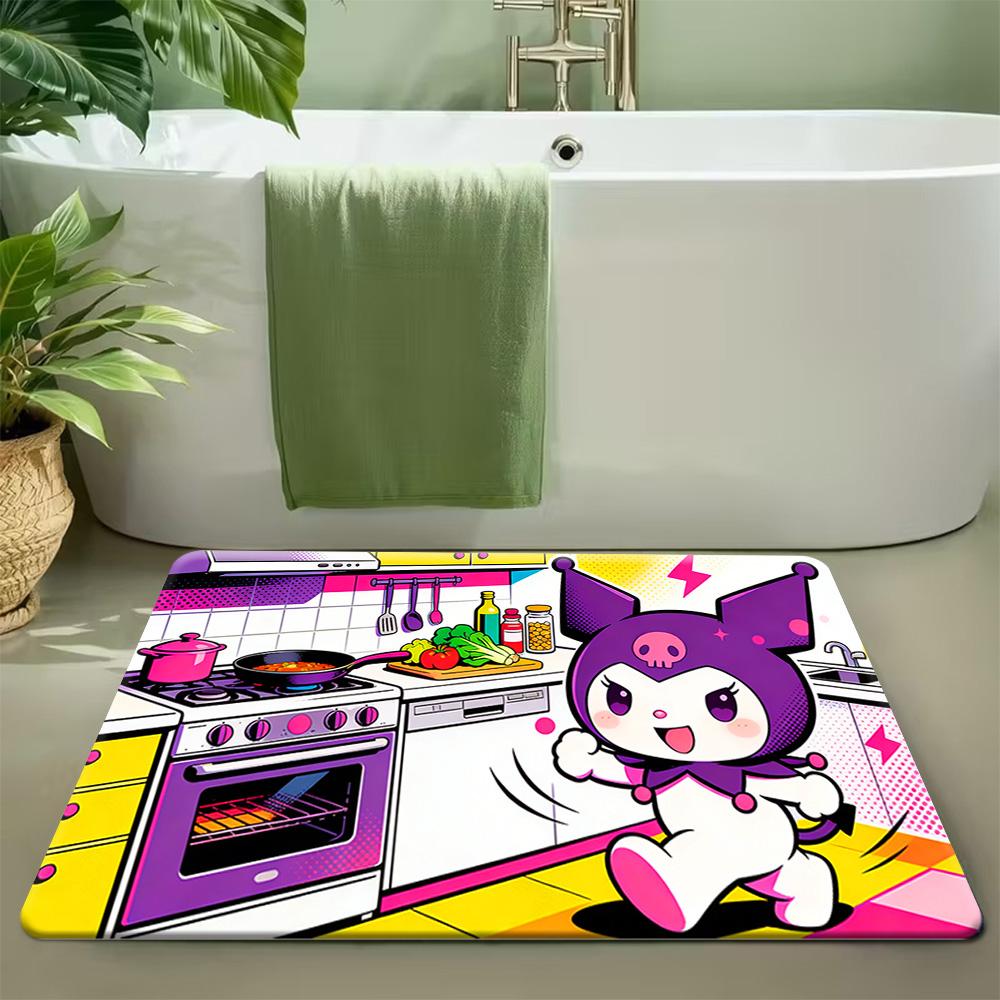 Милый ковер с рисунком Хелло Китти, Декор для дома с персонажем Sanrio, Мягкий противоскользящий ковер