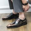 Новые мужские повседневные деловые кожаные туфли Модный дизайнерский стиль Модная обувь для свадьбы Вечеринки Шафера Мужская обувь для активного отдыха